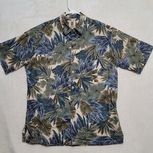 Vintage Tori Richard Hawaiian Shirt Men's Size M 100% Cotton Lawn Honolulu